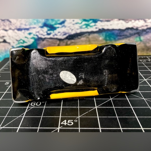 RARE Vintage Yellow Taxi Cab Limoges Style Hinged Trinket Box - Picture 10 of 15